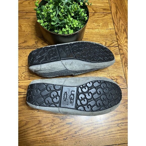Ugg ASCOT CHARCOAL MEN’S SLIPPERS SIZE 12 - Picture 6 of 8